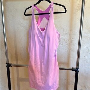 Spanx booty boost v neck dress pink NWT XL